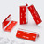 4x V2 5mm Angled L Brackets, Clear Acrylic + 20x M5 Bolts, Self-Adhesive