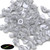 50x Clear Acrylic Plastic Butterfly Wing Nuts M6, Thumb Nuts
