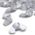 50x Clear Acrylic Plastic Butterfly Wing Nuts M5, Thumb Nuts