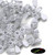 50x Clear Acrylic Plastic Butterfly Wing Nuts M5, Thumb Nuts