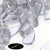 50x Clear Acrylic Plastic Butterfly Wing Nuts M5, Thumb Nuts