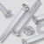 50x Clear Acrylic Countersunk Screws & Bolts M2 x 20mm, Nuts & Washers