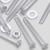 50x Clear Acrylic Countersunk Screws & Bolts M2 x 20mm, Nuts & Washers