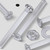 50x Clear Acrylic Countersunk Screws & Bolts M2 x 20mm, Nuts & Washers