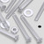 50x Clear Acrylic Countersunk Screws & Bolts M2 x 20mm, Nuts & Washers