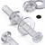50x Clear Acrylic Countersunk Screws & Bolts M2 x 20mm, Nuts & Washers