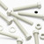 50x White PVC Hex Head Plastic Screws & Bolts M6 x 40 mm, Nuts & Washers