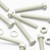 50x White PVC Hex Head Plastic Screws & Bolts M6 x 40 mm, Nuts & Washers