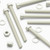 10x White PVC Hex Head M8 x 100 mm, Plastic Bolts, Nuts & Washers, UPVC