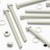 10x White PVC Hex Head Plastic Screws & Bolts M8 x 100mm, Nuts & Washers