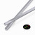 2x Clear Acrylic M10 x 500mm Threaded Rods, Plastic Studding + 4 Nuts