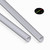 2x M10, 500mm length, Acrylic threaded rods, bars, long allthreads, clear