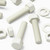 5x White PVC Hex Head M16x65mm, Plastic Bolts, Nuts & Washers, UPVC