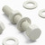 5x White PVC Hex Head Plastic Screws & Bolts M16 x 100mm, Nuts & Washers