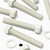 5x White PVC Hex Head Plastic Screws & Bolts M16 x 100 mm, Nuts & Washers