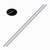 2x Clear Acrylic M8 x 500mm Threaded Rods, Plastic Studding + 4 Nuts