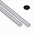 2x Clear Acrylic M8 x 500 mm Threaded Rods
