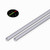 2x Clear Acrylic M8 x 500 mm Threaded Rods