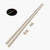 2x Natural Nylon PA66 M6 x 1000mm Threaded Rods, Plastic Studding + 4 Nuts