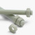 2x Natural PA66+GF M16 x 200 mm Threaded Rods, Studding - Short Large Reinforced Bars + 4 Nuts