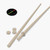 2x Natural Nylon PA66 M8 x 1000 mm Threaded Rods — Plastic Studding