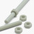 2x Natural Nylon PA66+GF M6 x 200mm Threaded Rods, Studding + 4 Nuts