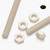 2x Natural Nylon PA66 M16 x 200mm Threaded Rods, Plastic Studding + 4 Nuts