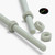 2x Natural PA66+GF M10 x 500 mm Threaded Rods — Larger Reinforced Nylon Rods