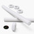 2x White PTFE M14 x 200 mm Threaded Rods — Short Plastic Threaded Bars