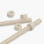 2x Natural PA66 M12 x 500 mm Threaded Rods — Larger Nylon Studding
