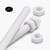 2x White Polypropylene (PP) M16 x 500mm Threaded Rods, Studding + 4 Nuts