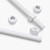 2x White PTFE M12 x 1000mm Threaded Rods, Plastic Studding + 4 Nuts