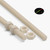 2x Natural Nylon PA66 M16 x 500mm Threaded Rods, Plastic Studding + 4 Nuts