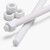 2x White Polypropylene (PP) M12 x 200mm Threaded Rods, Studding + 4 Nuts