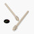 2x Natural Nylon PA66 M10 x 1000 mm Threaded Rods — Plastic Studding