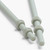 2x Natural Nylon PA66+GF M10 x 200mm Threaded Rods, Studding + 4 Nuts
