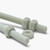2x Natural Nylon PA66+GF M10 x 200mm Threaded Rods, Studding + 4 Nuts