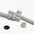 2x Natural Nylon PA66+GF M12 x 1000mm Threaded Rods, Studding + 4 Nuts