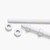 2x White PTFE M6 x 1000 mm Plastic Threaded Rods — Metric Studding