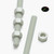 2x Natural PA66+GF M12 x 200 mm Threaded Rods — Short Reinforced Nylon Studding
