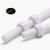 2x White PTFE M5 x 200 mm Threaded Rods — Plastic Studding