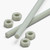 2x Natural PA66+GF M8 x 500 mm Threaded Rods — Reinforced Nylon Studding