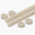 2x Natural Nylon PA66 M6 x 500 mm Threaded Rods, Plastic Studding + 4 Nuts