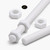 2x White Polypropylene (PP) M16 x 200mm Threaded Rods, Studding + 4 Nuts