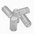 50x Clear Polycarbonate Plastic M5 x 10 mm Slotted Grub Screws, Set Screws