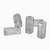 50x Clear Polycarbonate Plastic M5 x 10mm Slotted Grub Screws, Set Screws