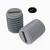 50x Grey PVC Plastic M8 x 10mm Slotted Grub Screws, Set Screws