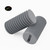 50x Grey PVC Plastic M8 x 16mm Slotted Grub Screws, Set Screws