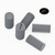 50x Grey PVC Plastic M8 x 16mm Slotted Grub Screws, Set Screws