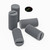 50x Grey PVC Plastic M8 x 16 mm Slotted Grub Screws, Set Screws